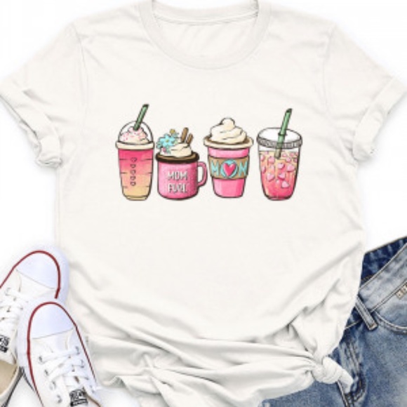 Mom Fuel Coffee Graphic Tee